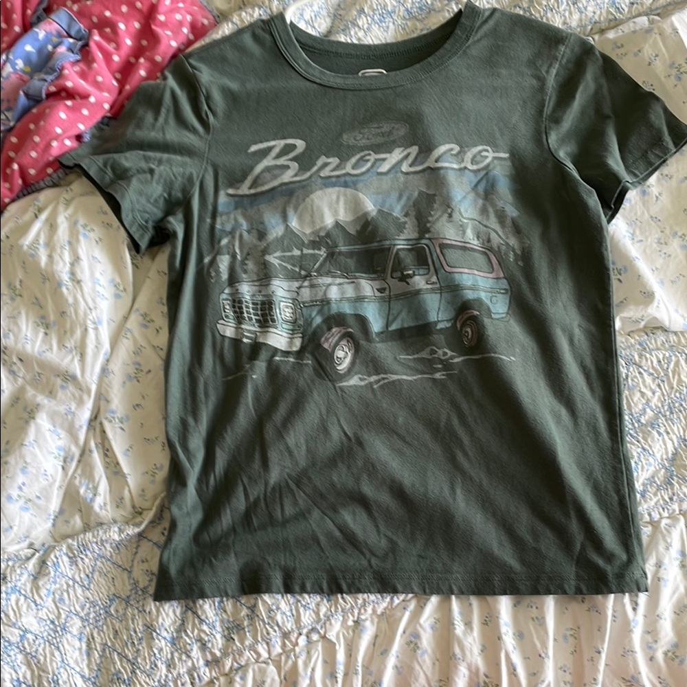 Ford Dark Green Bronco Graphic Tee